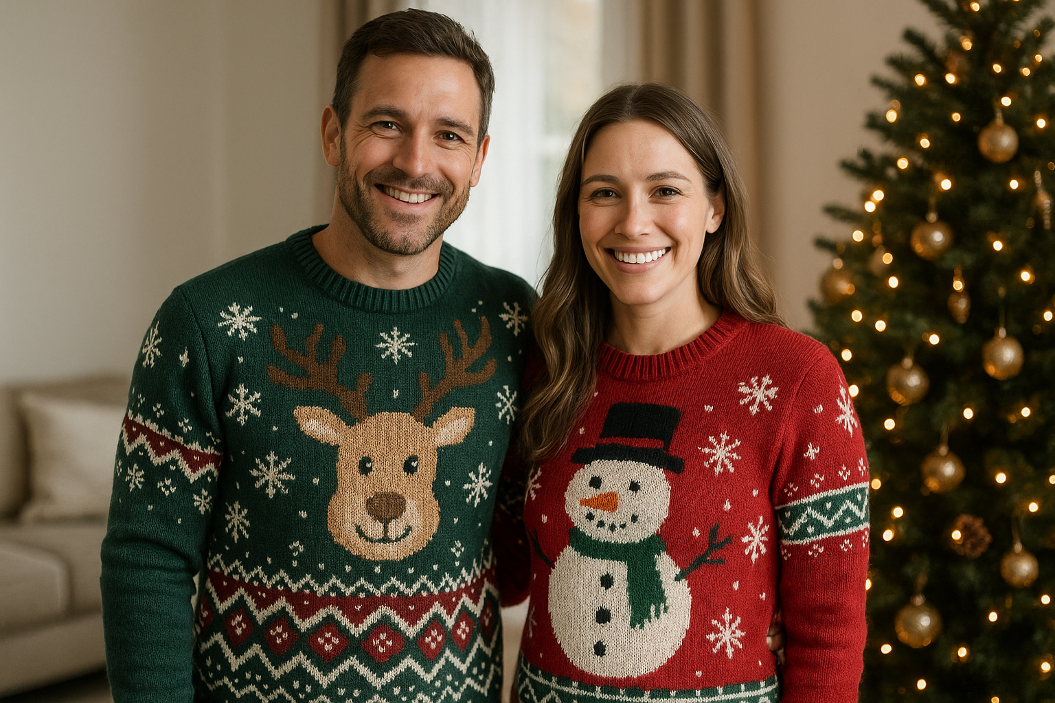 custom christmas sweaters - Illustration